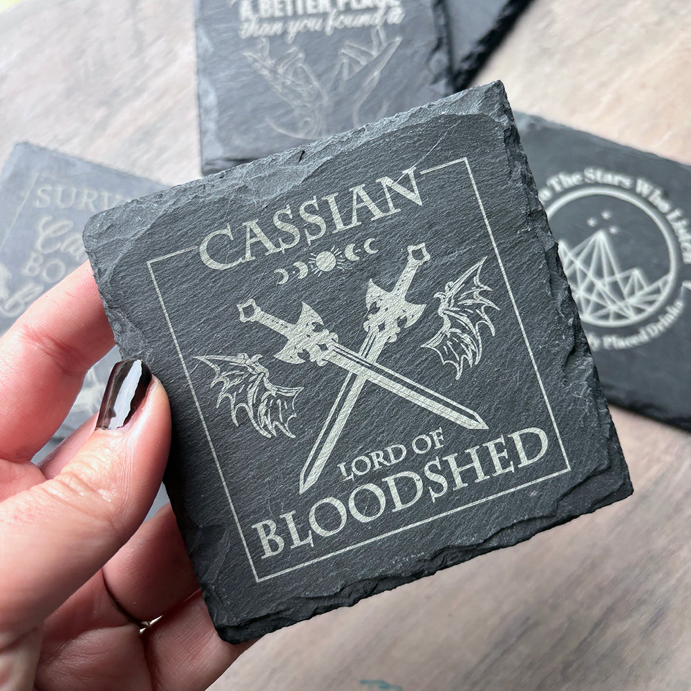 ACOTAR Coasters, Officially licensed, Acotar Slate Coasters