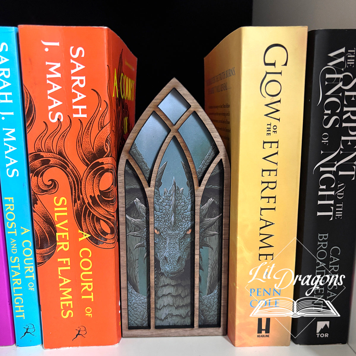 Dragon Window Bookmark Box and Decor