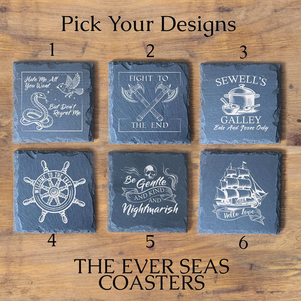 The Ever Seas Coasters, Officially licensed LJ Andrews Merch