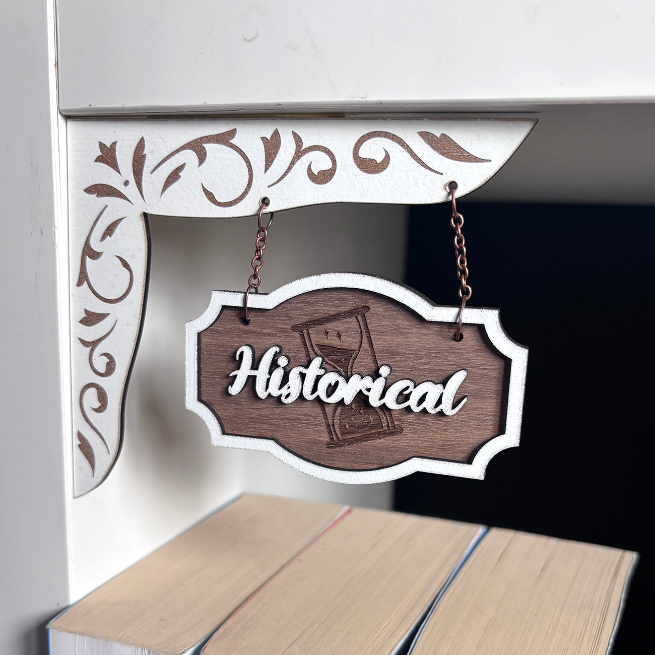 Historical Shelf Sign - Genre Hanger