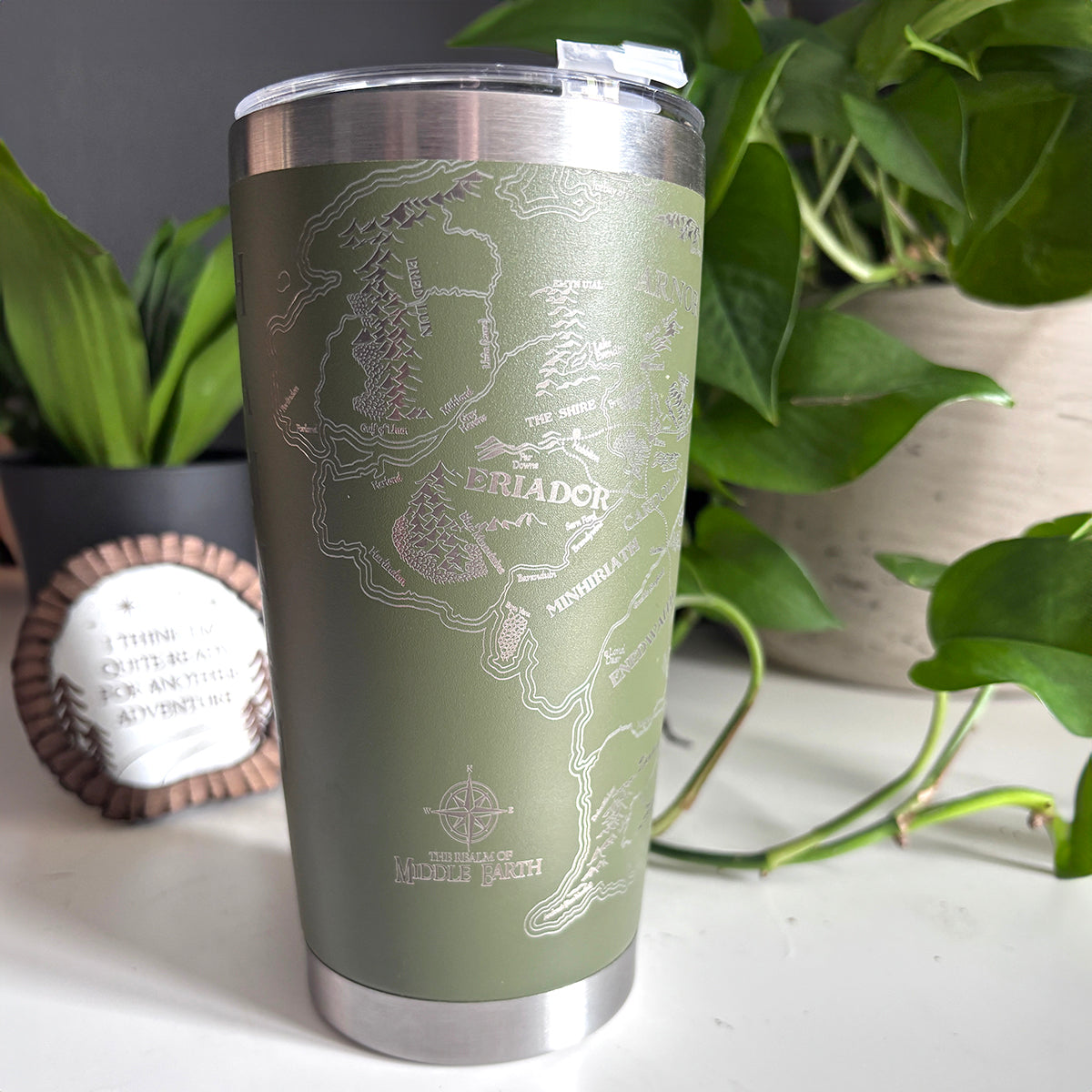 Middle Earth Map - 20oz Coffee Tumbler