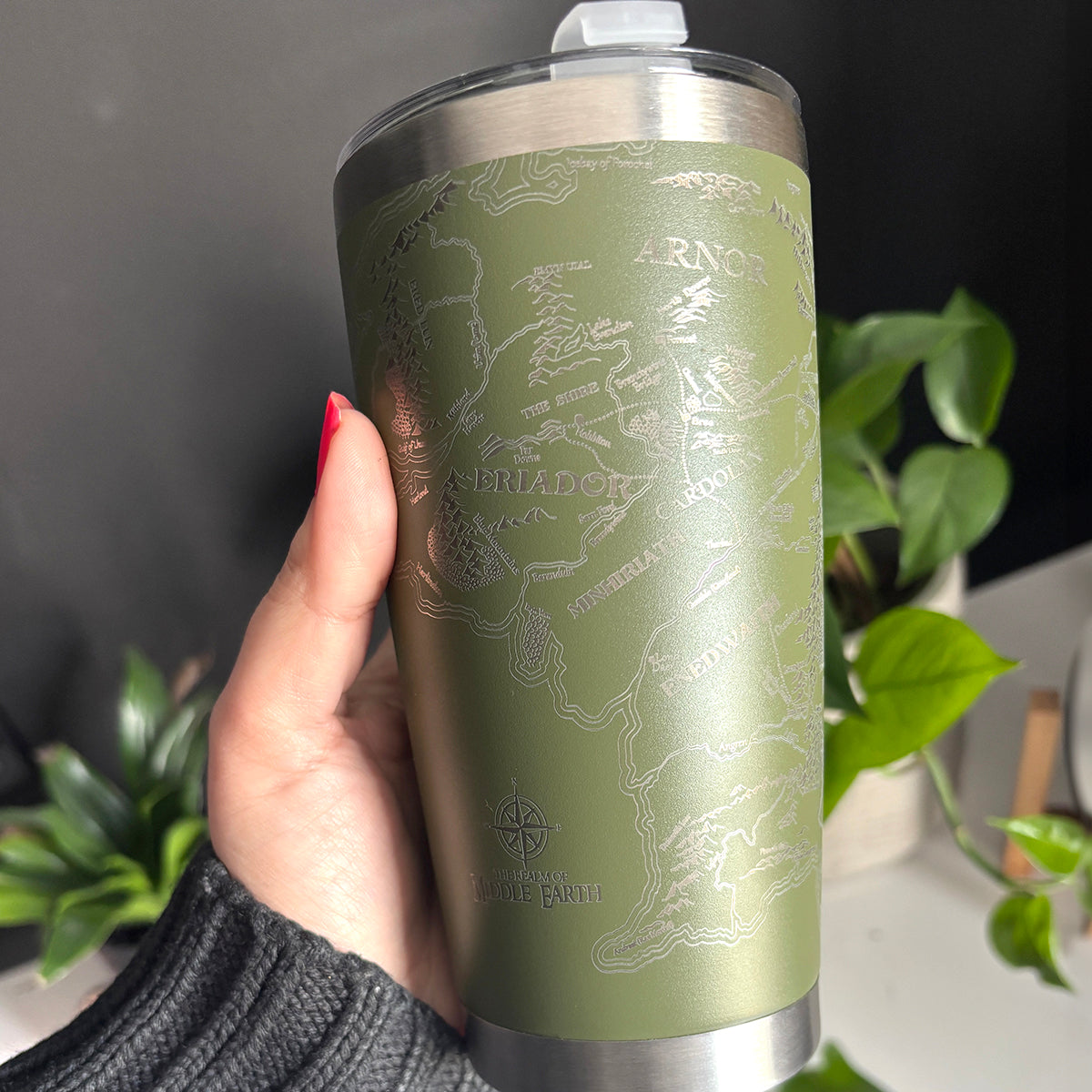 Middle Earth Map - 20oz Coffee Tumbler