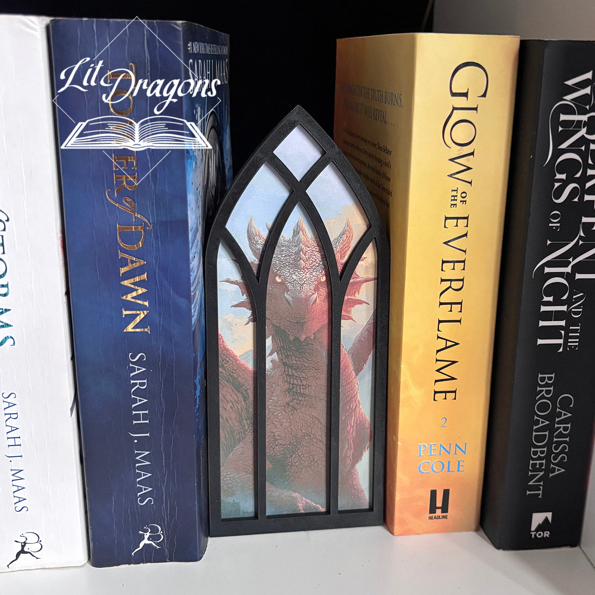 Dragon Window Bookmark Box and Decor