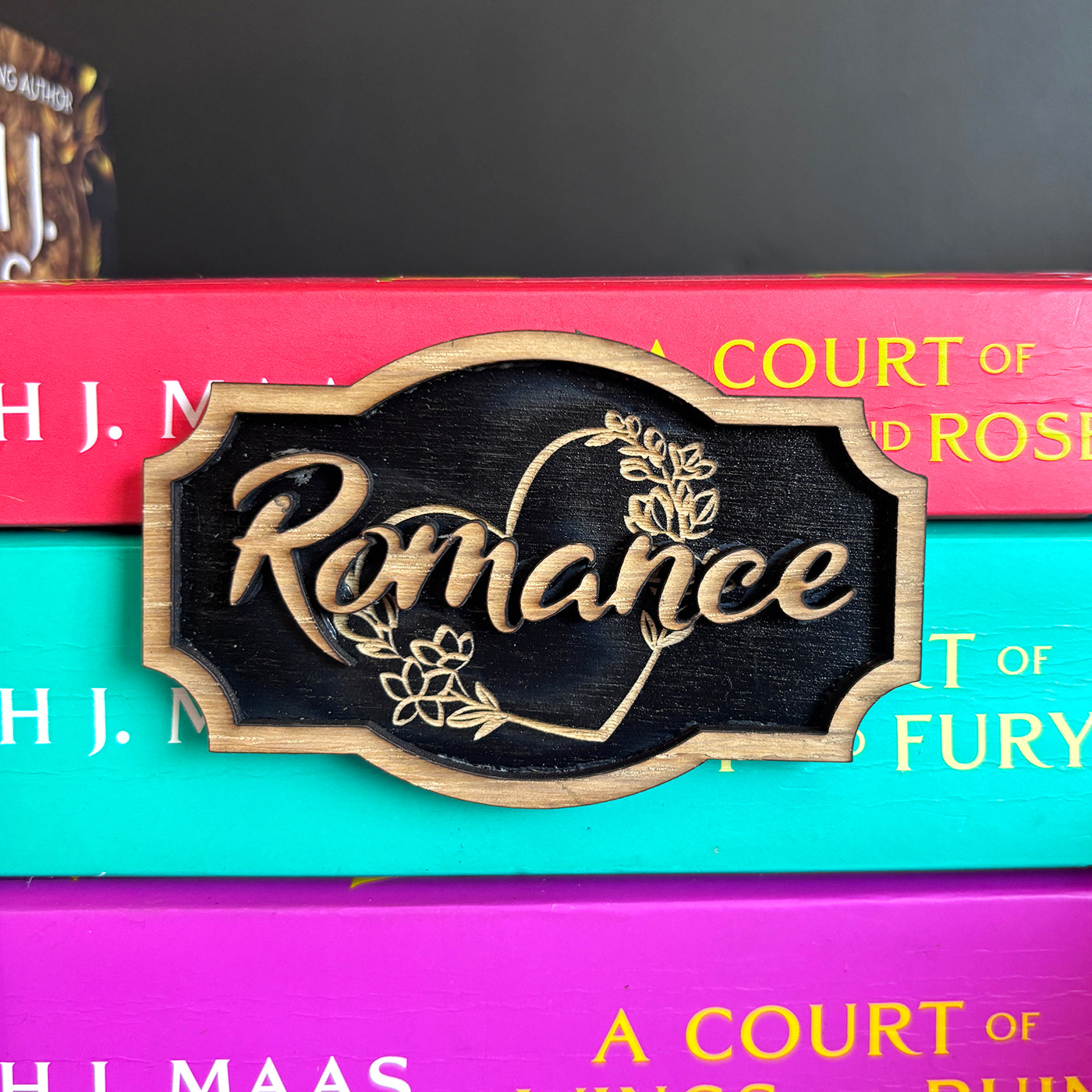 Romance Shelf Sign - Floating Library Signs