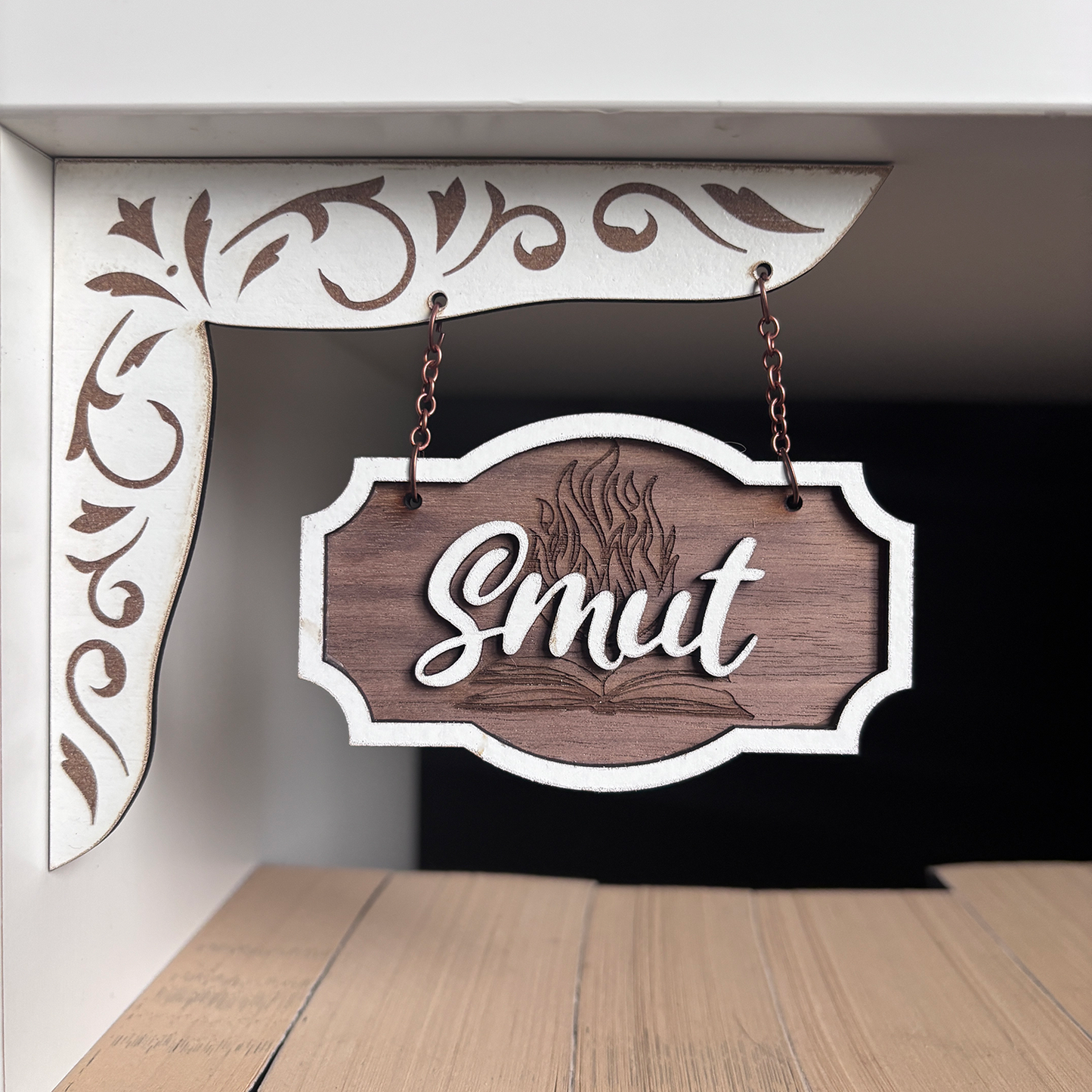 Smut Shelf Sign - Shelf Hanger