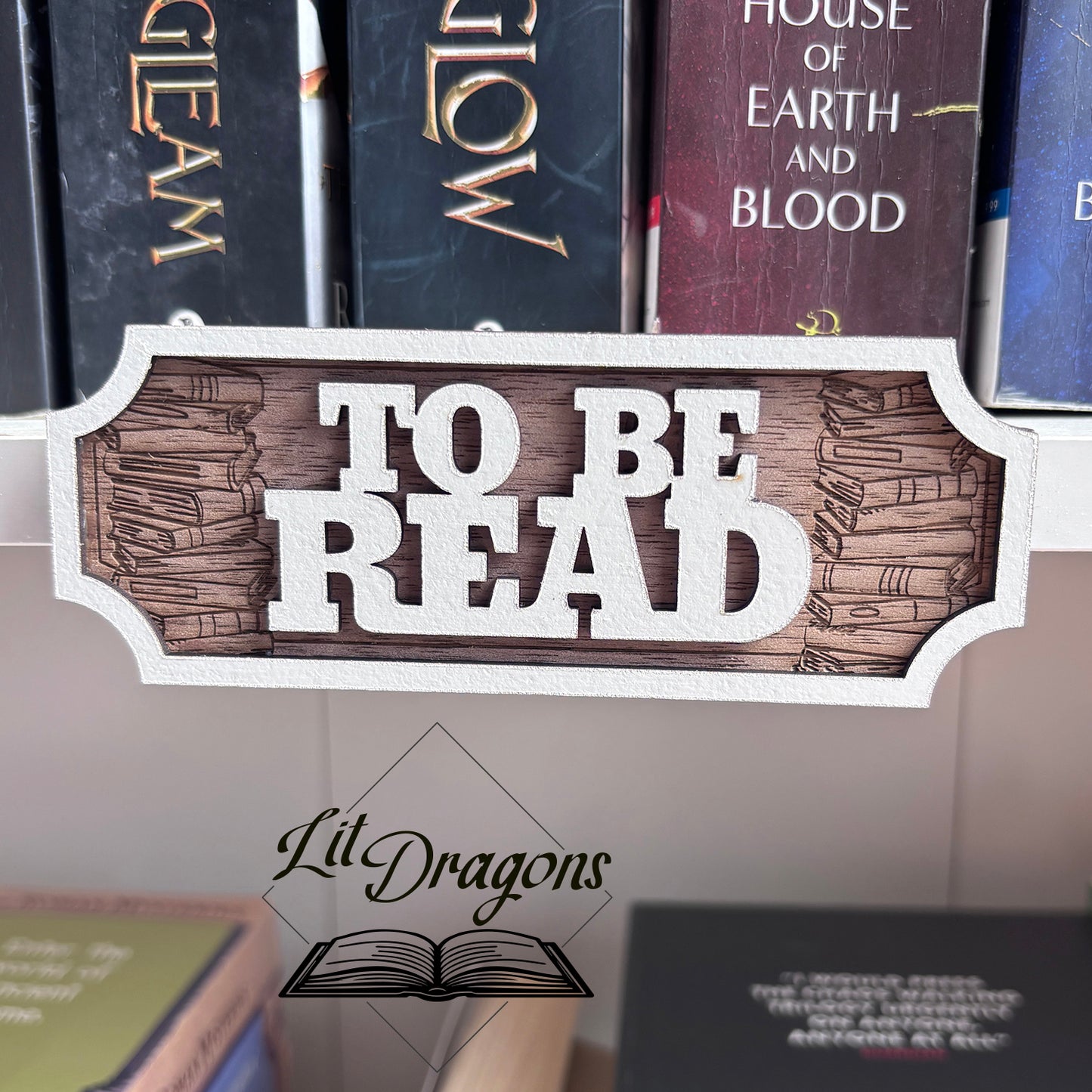 TBR Shelf Sign - Floating To Be Read Signs
