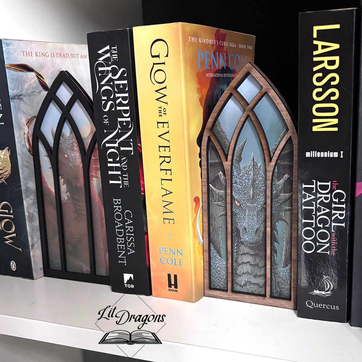 Dragon Window Bookmark Box and Decor