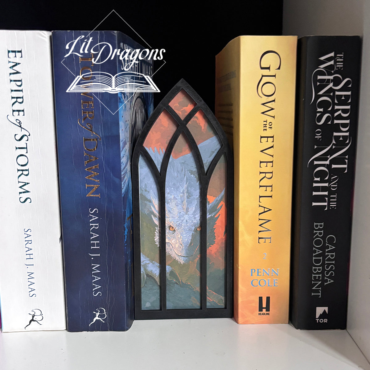 Dragon Window Bookmark Box and Decor