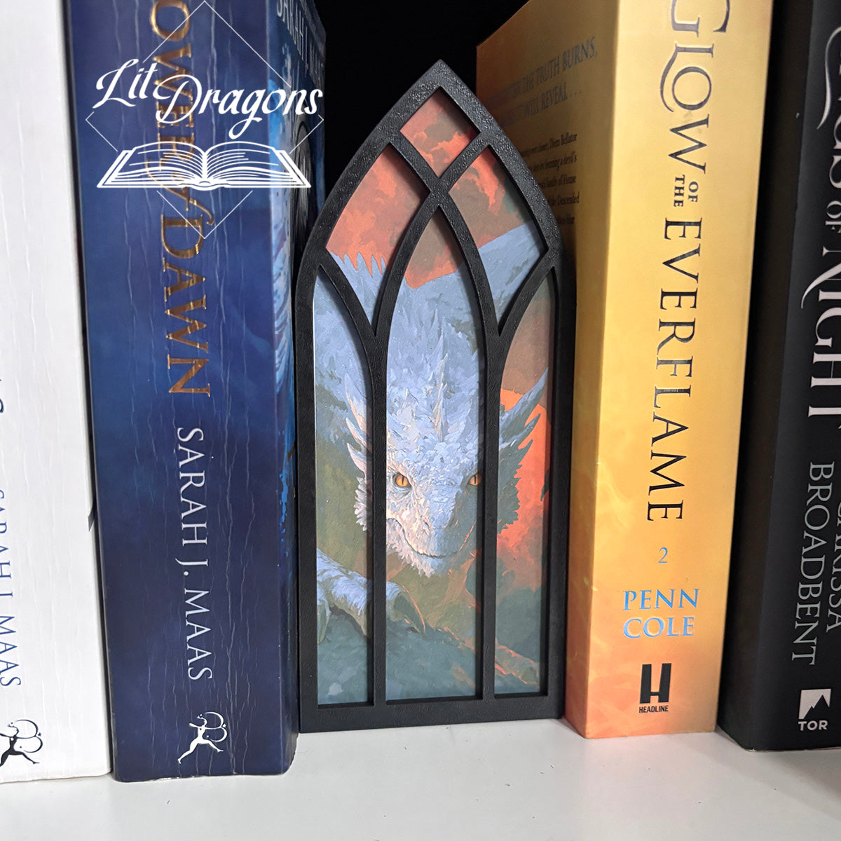 Dragon Window Bookmark Box and Decor