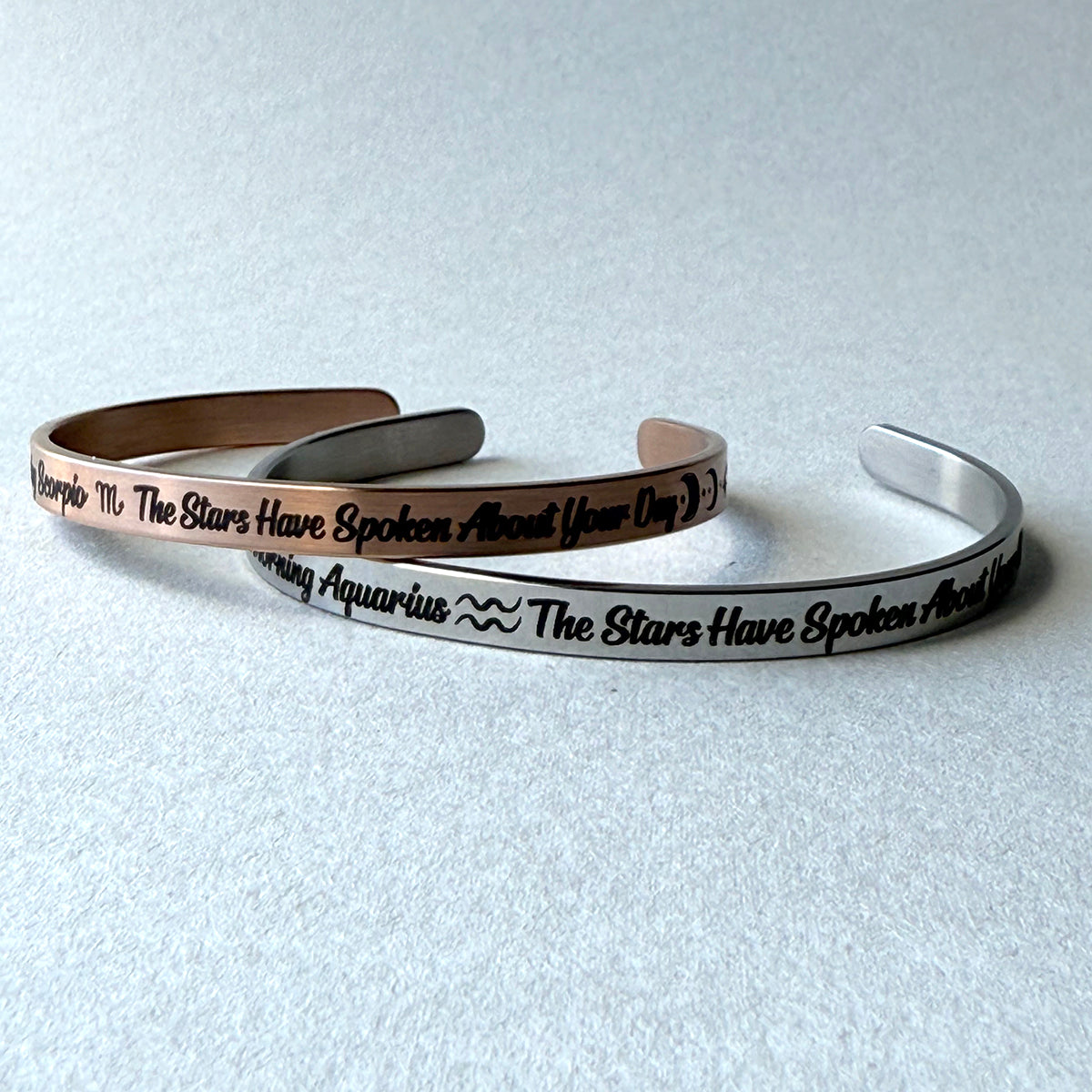 PREORDER - Good Morning Star Sign, Licensed Zodiac Academy Bangle Cuff
