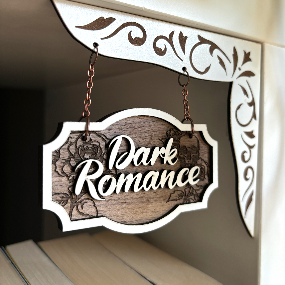 Dark Romance Shelf Sign - Shelf Hanger – LitDragons