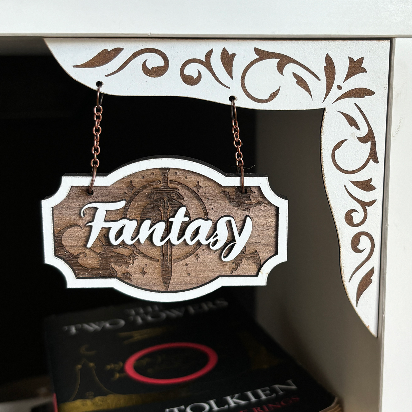 Fantasy Shelf Sign - Shelf Hanger