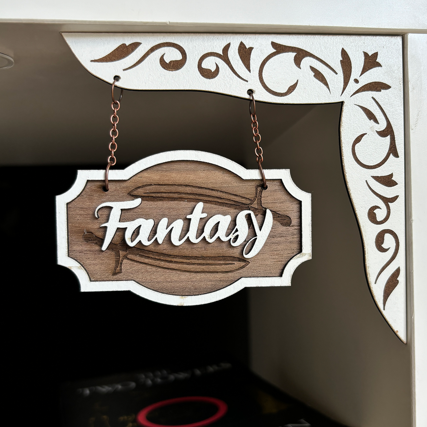 Fantasy Shelf Sign - Shelf Hanger