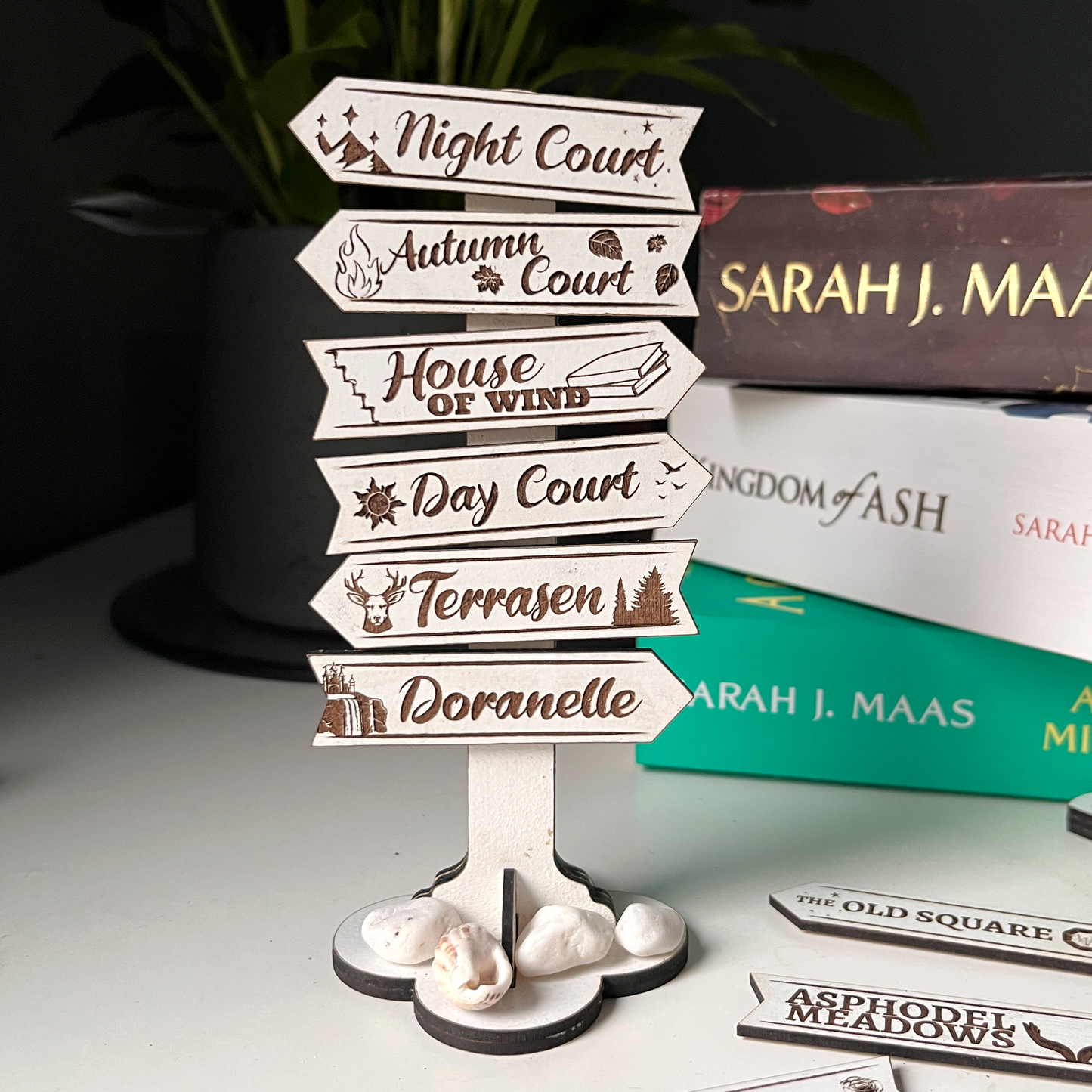 Customise your Mini Bookshelf Sign Post - SJM Locations