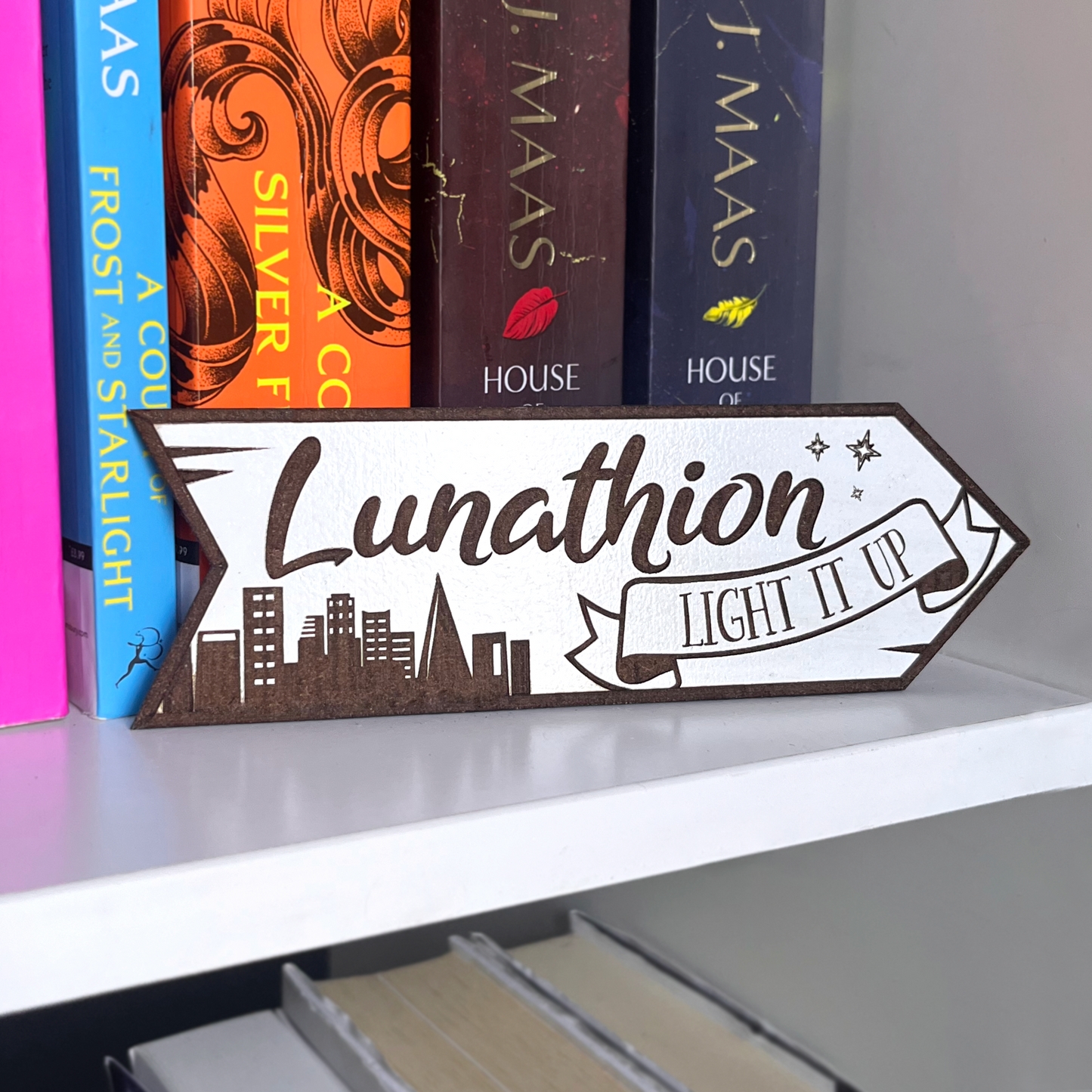 Lunathion Arrow, HOSAB Bookshelf Sign