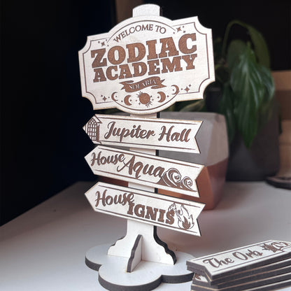 Zodiac Academy Officially Licensed ZA Signpost