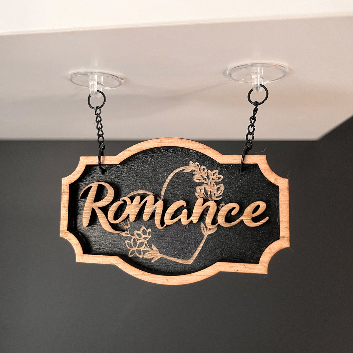 Romance Shelf Sign - Shelf Hanger