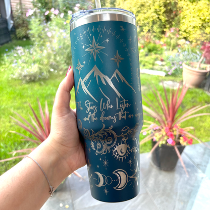 ACOTAR 40oz Tumbler - Velaris Tumblers, Officially licensed