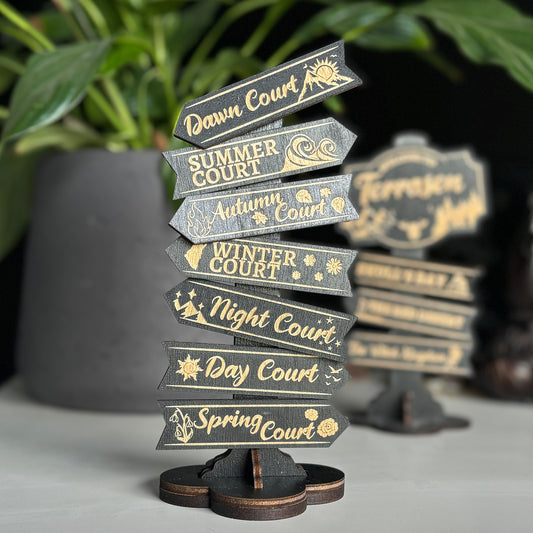 Prythian Courts Mini Book Sign Posts