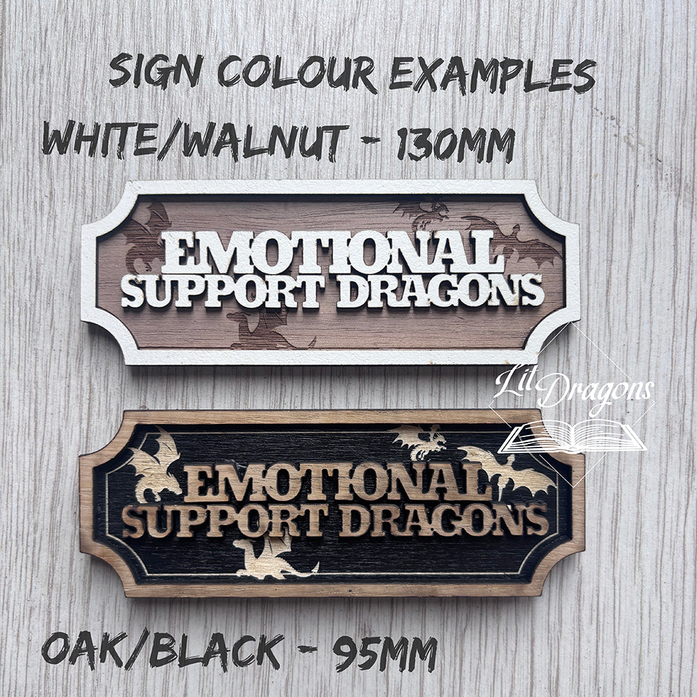 Fiction / Non-Fiction Sign - Floating Library Decor