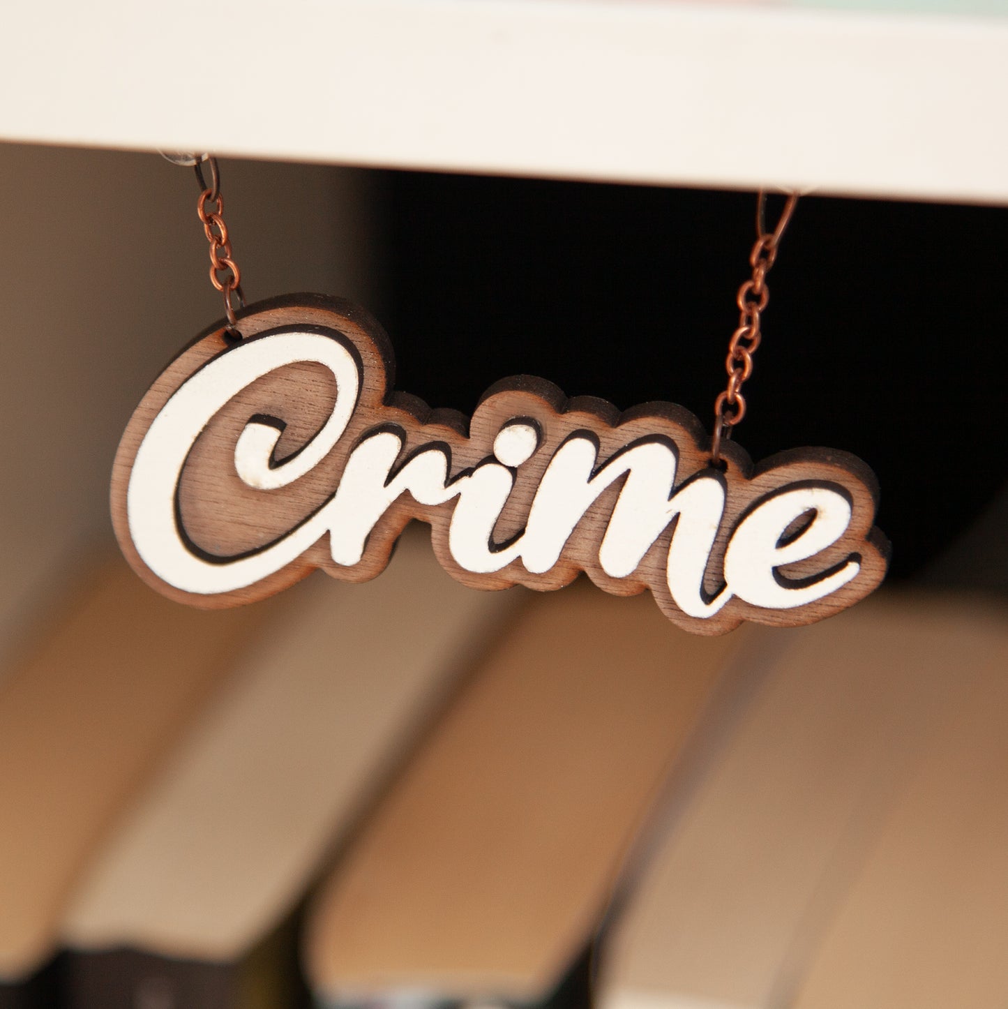 Crime Wooden Hanger - Genre Hanger Charms