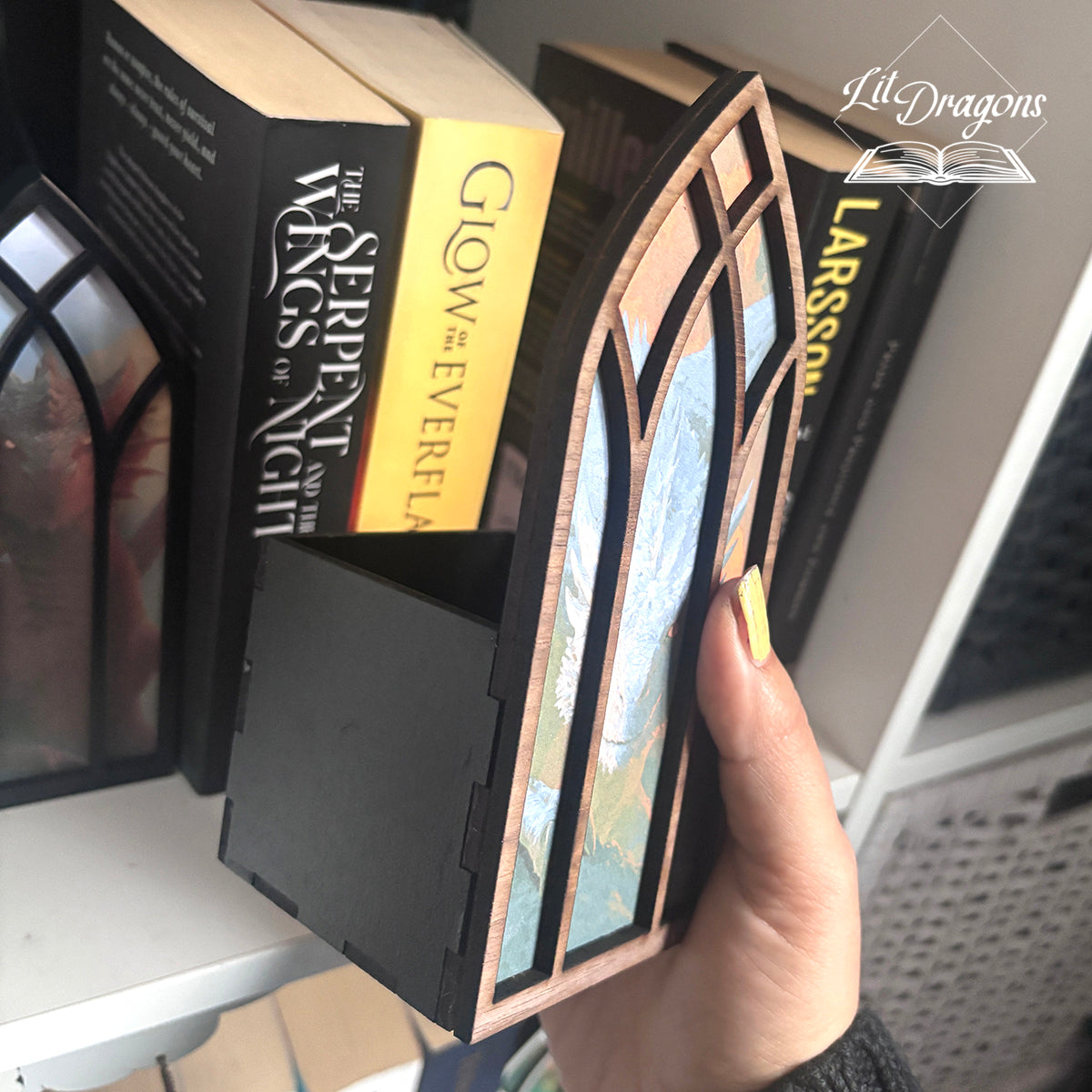 Dragon Window Bookmark Box and Decor