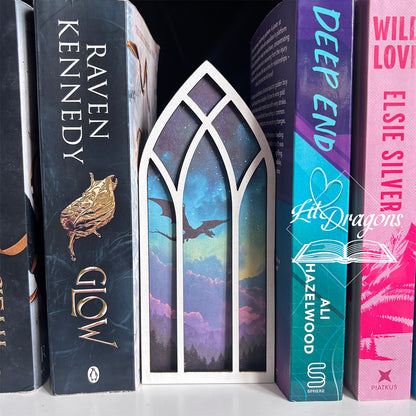 Fantasy Dragon Window Booknook Decor