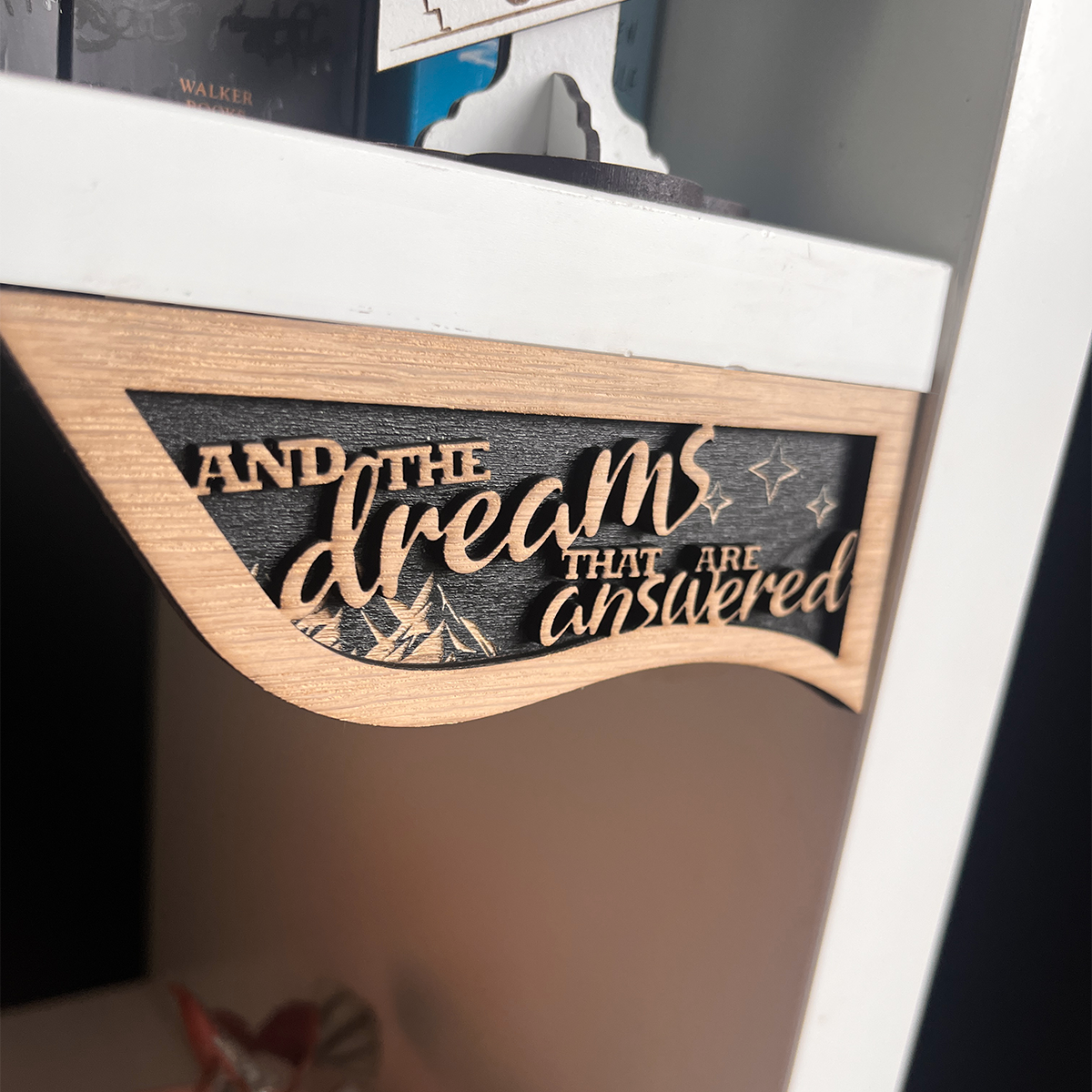 To the Stars Who Listen and the dreams that are answered - Shelf Hangers