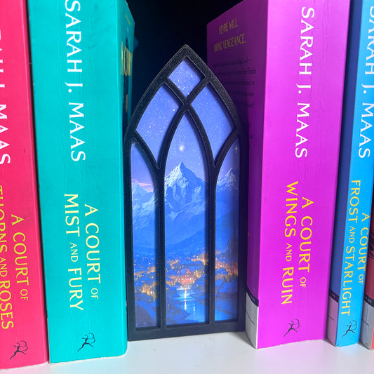 Fantasy Bookmark box, Night Court Window Booknook