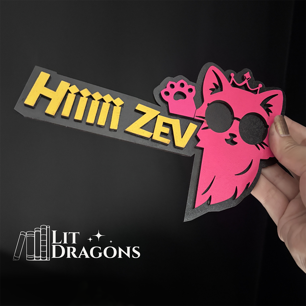 Hiiiii Zev, Dungeon Crawler Carl Wooden Door Topper