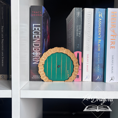 Hobbit Door Bookmark box, Booknook door with Bookmark box