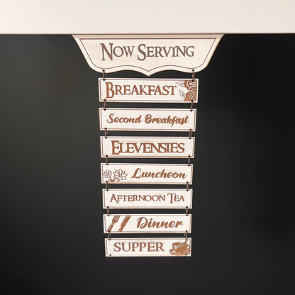 Second Breakfast Hobbit Kitchen Wooden Sign