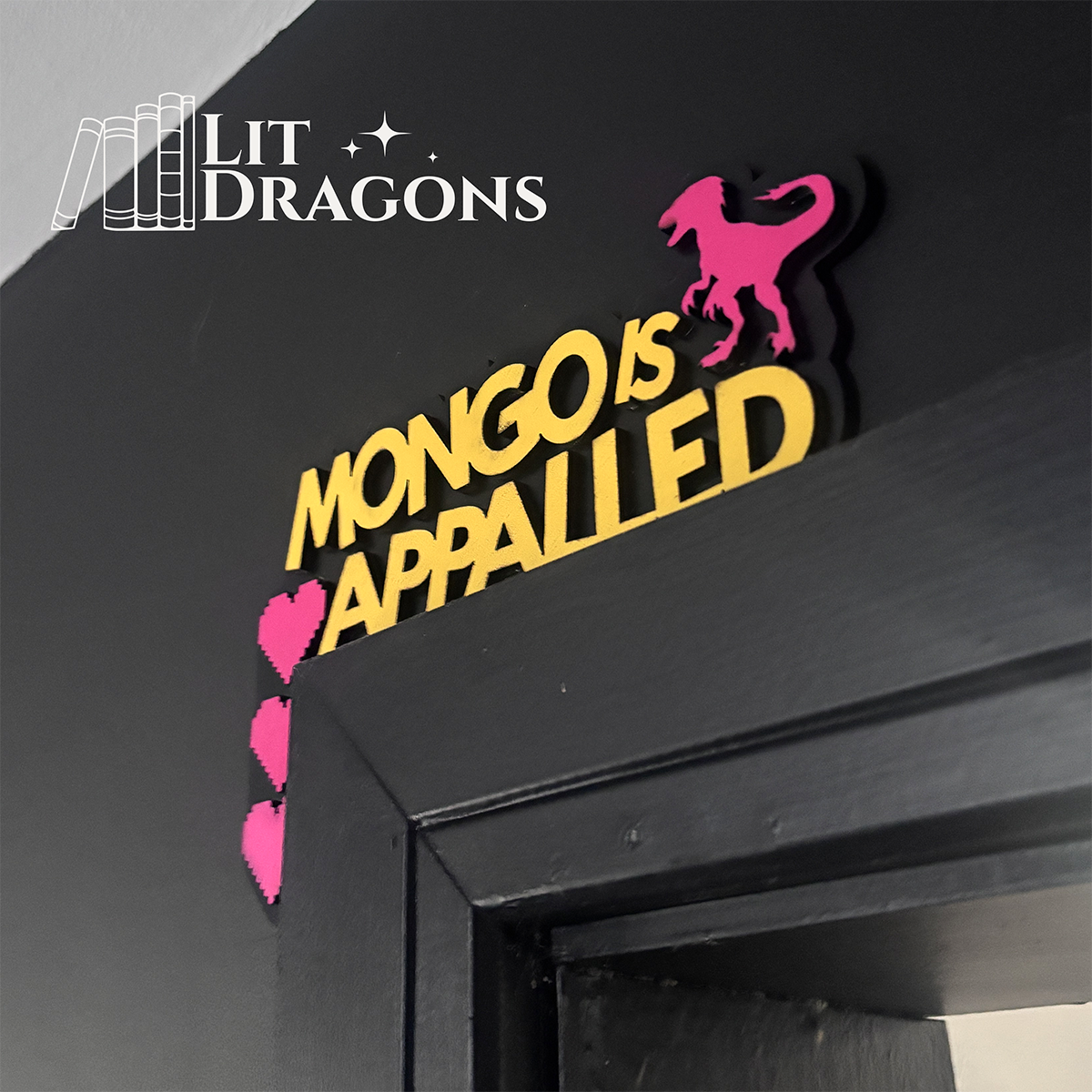 Mongo Is Appalled, Dungeon Crawler Carl Wooden Door Topper
