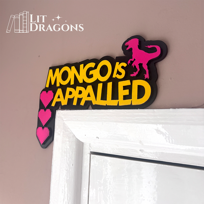 Mongo Is Appalled, Dungeon Crawler Carl Wooden Door Topper