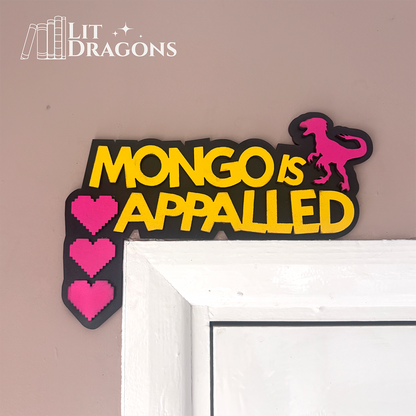 Mongo Is Appalled, Dungeon Crawler Carl Wooden Door Topper