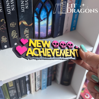 New Achievement, Dungeon Crawler Carl Magnetic Shelf Sign
