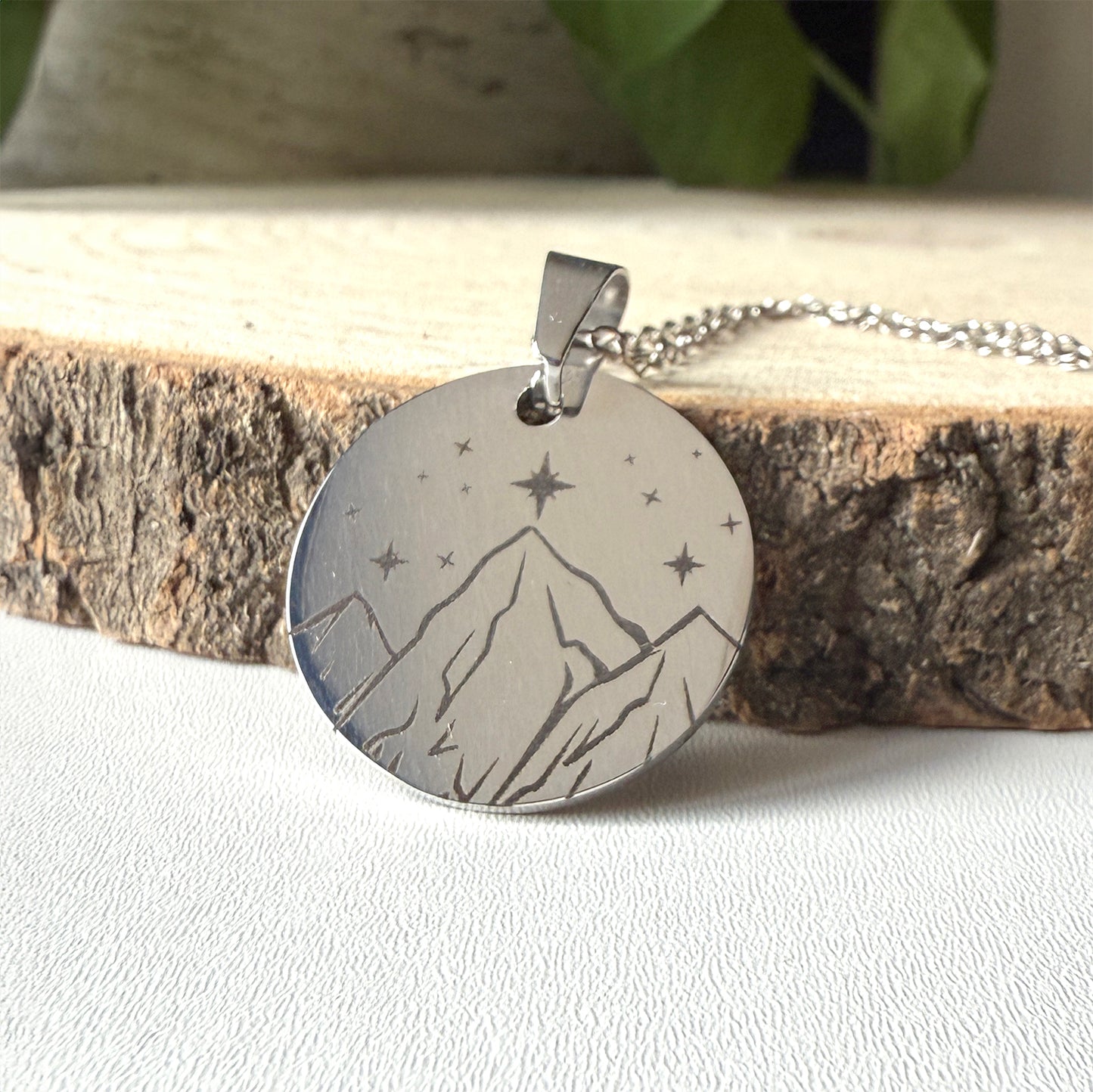 ACOTAR Bookish Necklace, 304 Stainless Steel pendant, engraved subtle book jewellery