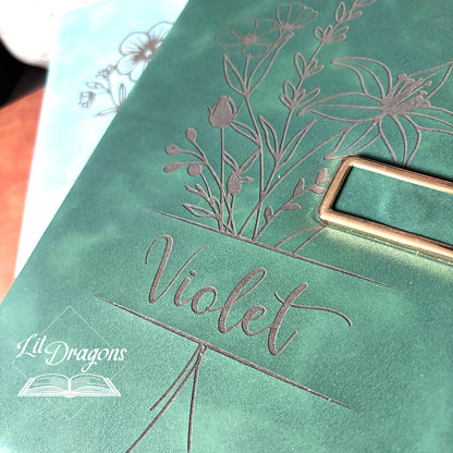 Personalised PU Leather Notebook Floral