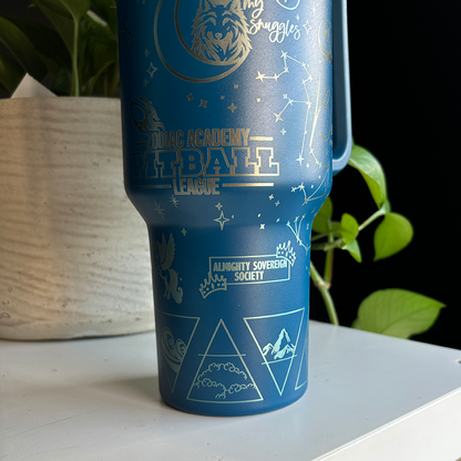 PG Zodiac Academy 40oz Tumblers - CLEAN / No profanity