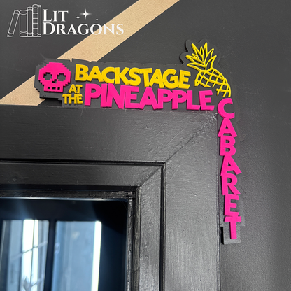 Backstage at the Pineapple Cabaret, Dungeon Crawler Carl Wooden Door Topper