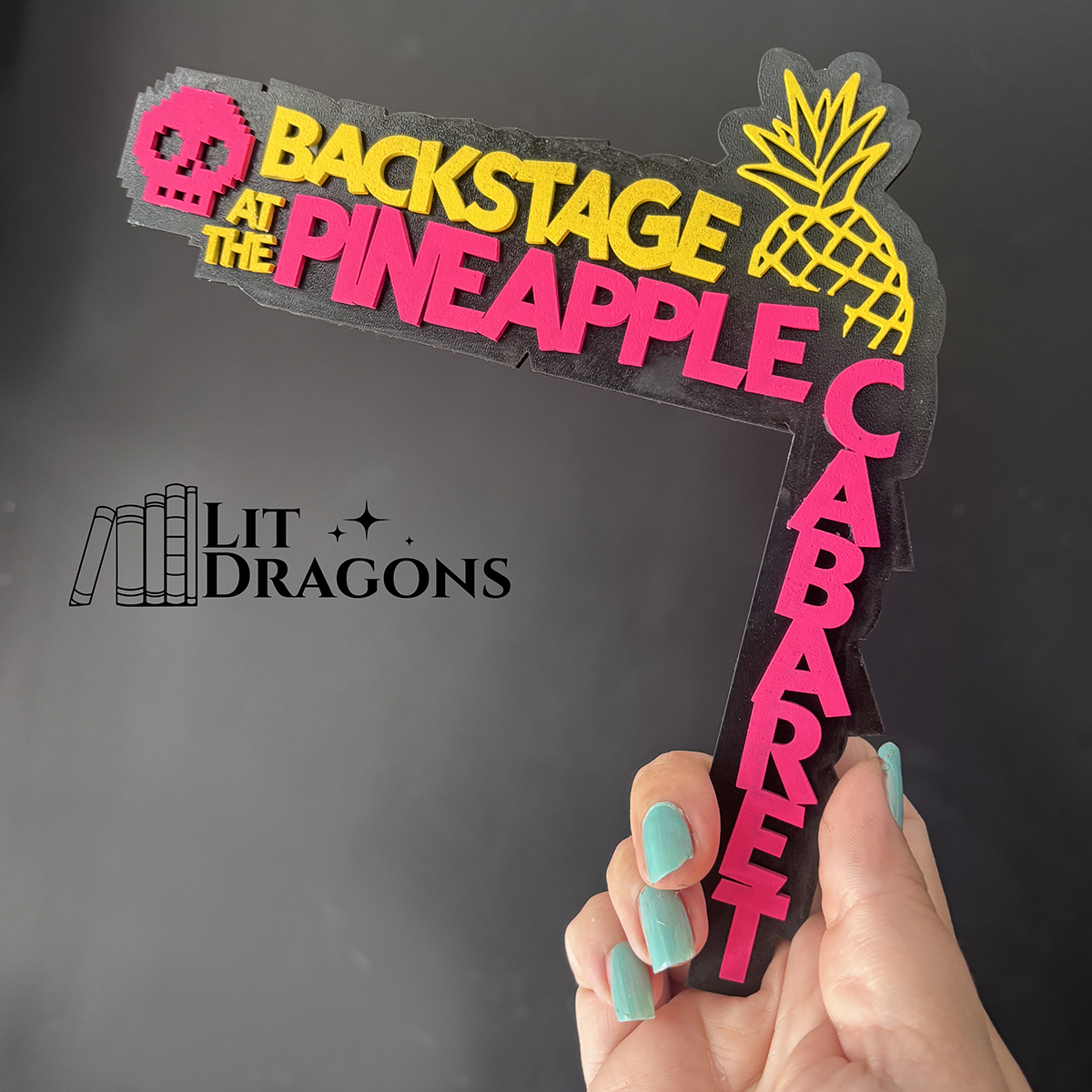 Backstage at the Pineapple Cabaret, Dungeon Crawler Carl Wooden Door Topper