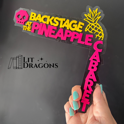 Backstage at the Pineapple Cabaret, Dungeon Crawler Carl Wooden Door Topper