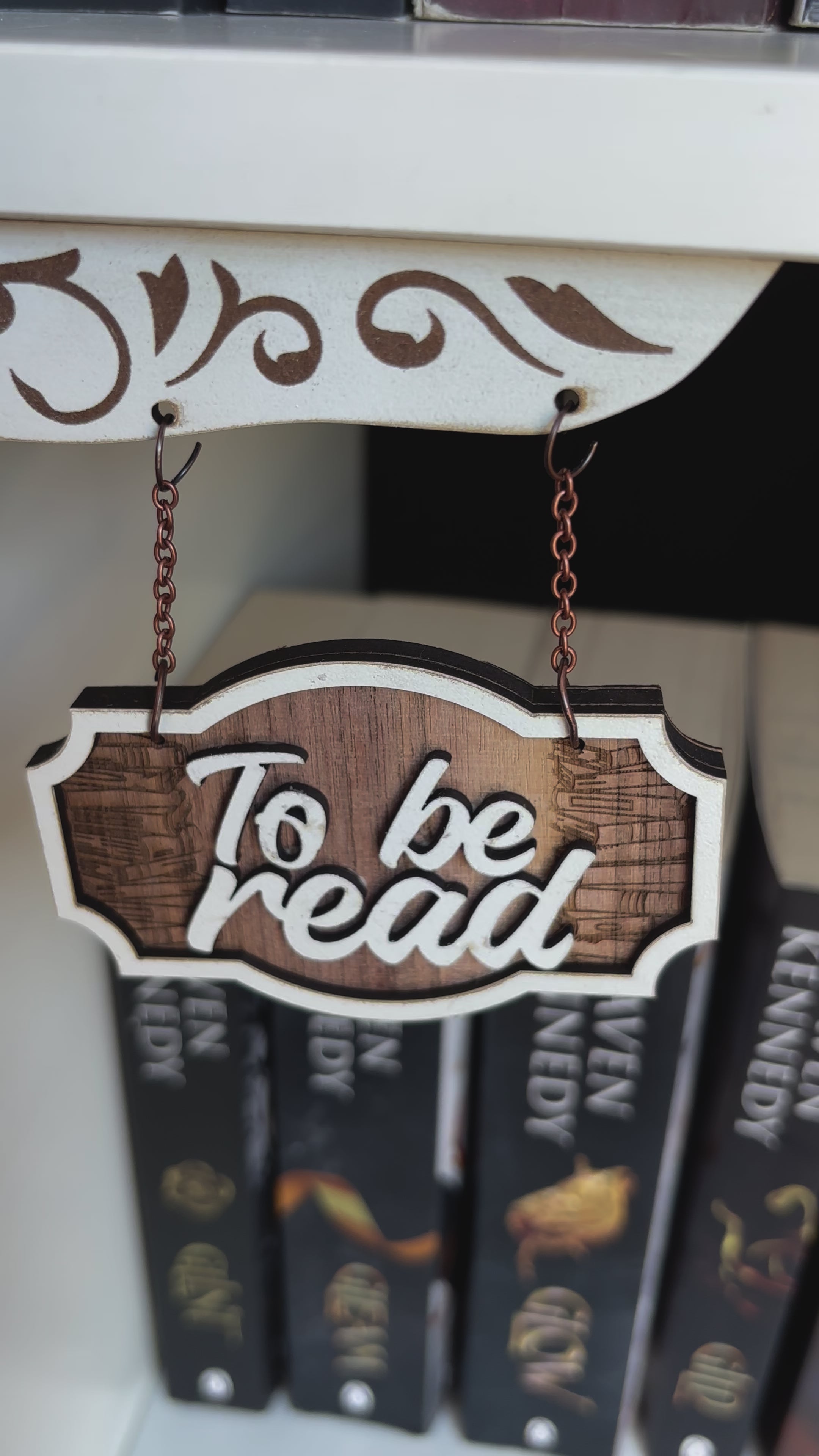 TBR Shelf Sign - To Be Read Shelf Hanger – LitDragons