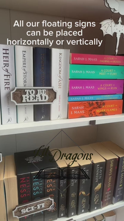 Poetry Shelf Sign - Floating Shelf Decor