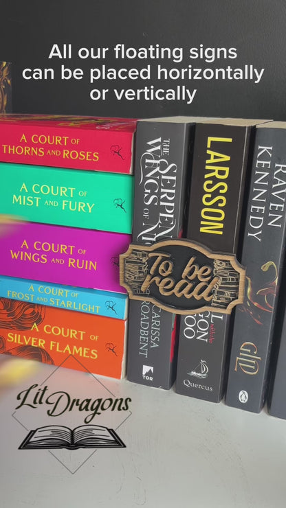Romance Shelf Sign - Floating Library Signs