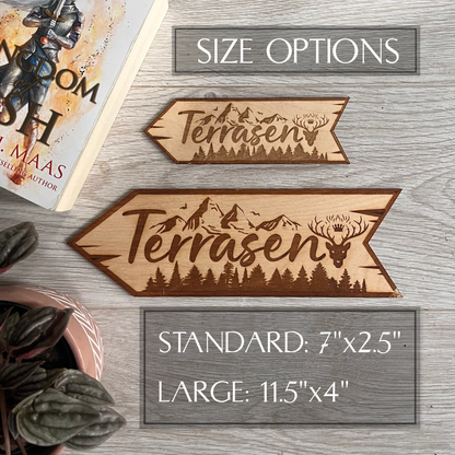 Terrasen Arrow Sign, Officially Licensed