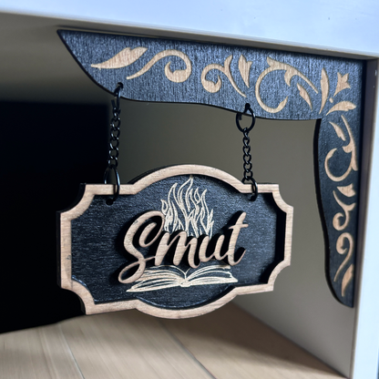 Smut Shelf Sign - Shelf Hanger