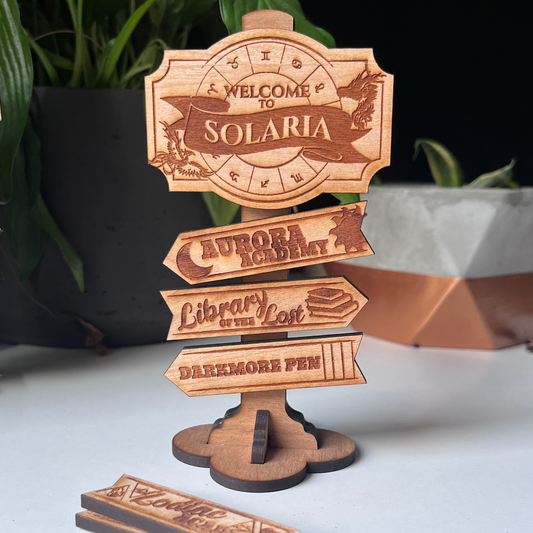 Officially Licensed Solaria ZA Signpost