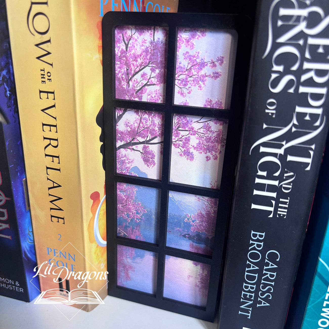 Seasonal Window Scene Bookmark Box and Decor