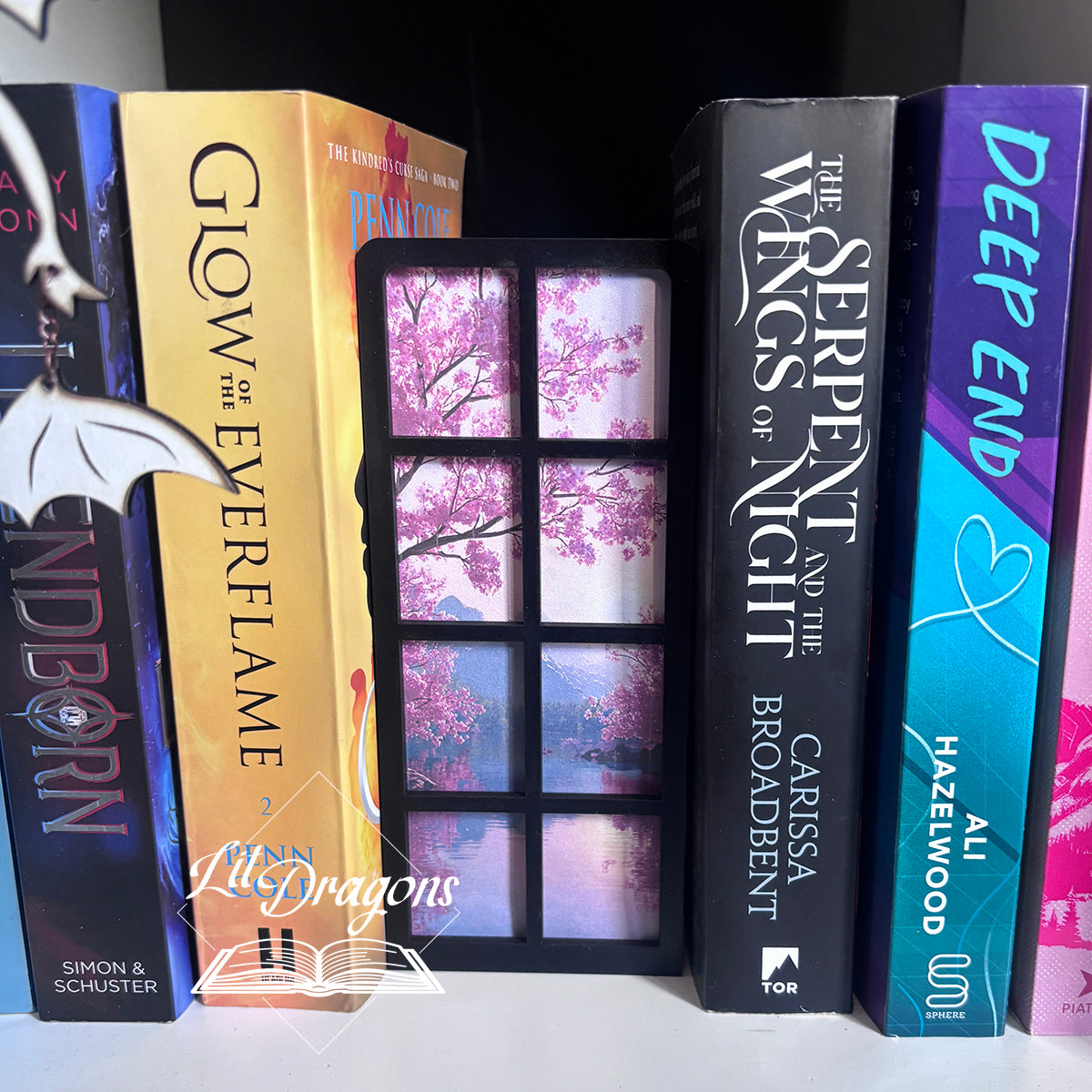 Seasonal Window Scene Bookmark Box and Decor